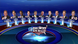 Republican Debate Lineup