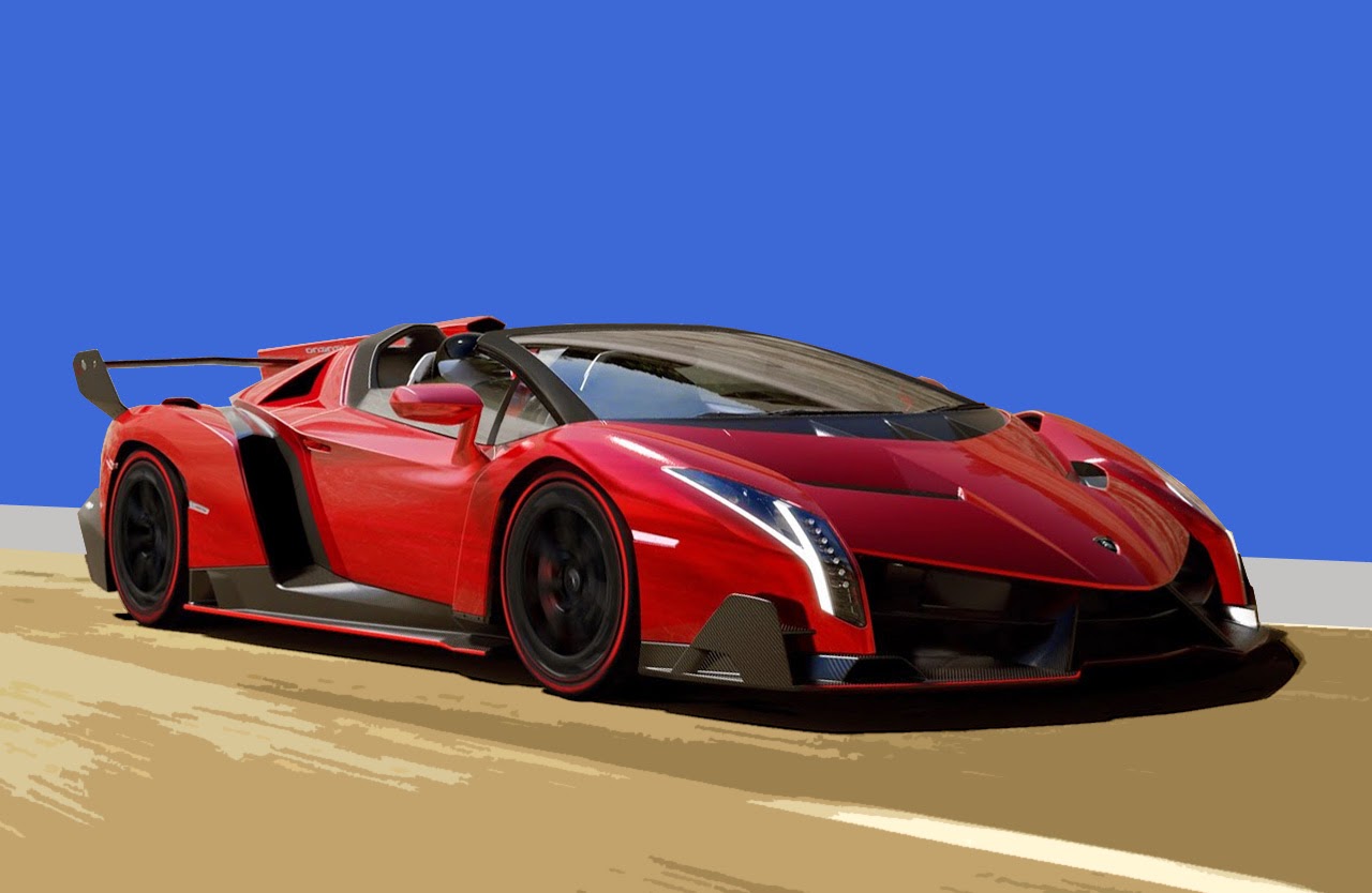 Wallpaper Lamborghini Veneno Roadster