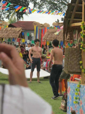 Mario Maurer shirtless in Suddenly It's Magic