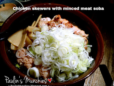 Paulin's Munchies - The Public Izayaka by Hachi at 100AM - Chicken skewers with minced meat soba