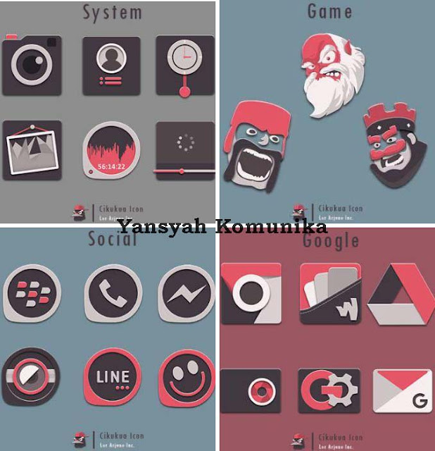 Download Cikukua Icon Pack v1.0.0