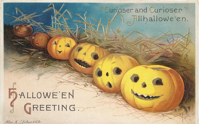 halloween postcard