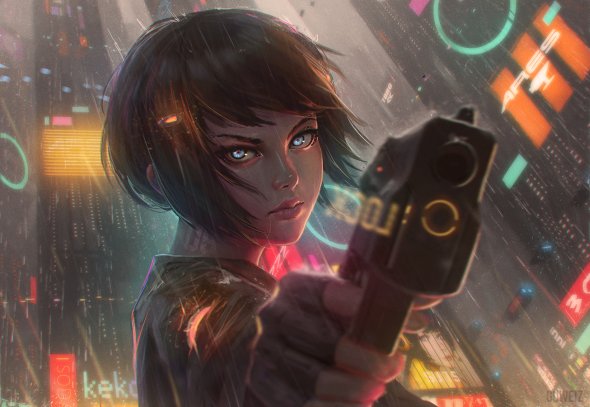 Guweiz deviantart ilustrações mulheres animes fantasia ficção científica