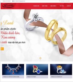 Template blogspot shop nhẫn cưới