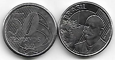 Moeda de 50 centavos, 2003