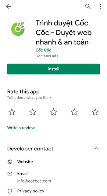 Download coc coc browser