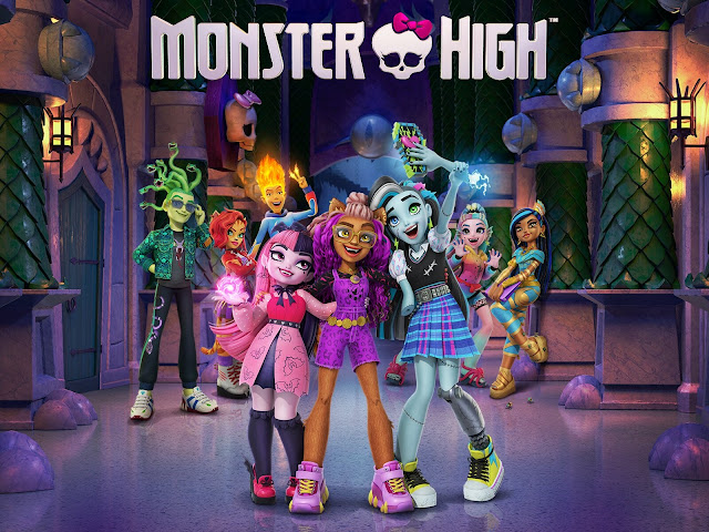 'Monster High' Cast With Logo