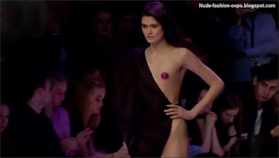 naked fashion runway