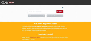 ubersuggest keyword tool