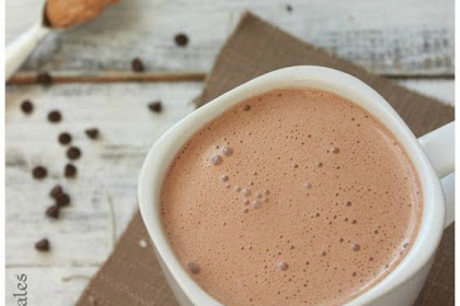   Creamy peanut-butter hot chocolate