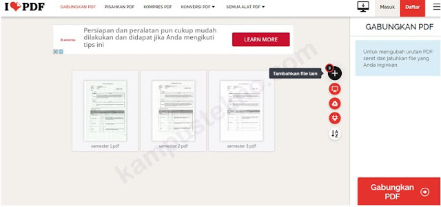 Cara Menggabungkan File PDF