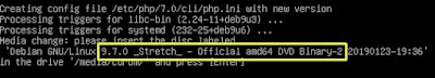 Input DVD Debian 9 label 2