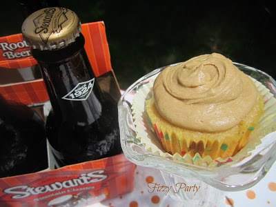 Root beer-cupcakes