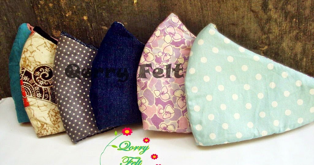  Masker  kain  Katun Motif Cantik