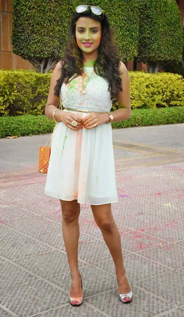 Jyoti Seth Stills at Holi Celebrations Photos in Novotel