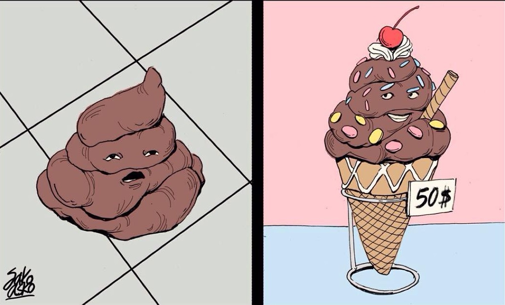 45 Impressive Contradictory Drawings Reveal The Truth About People And Society