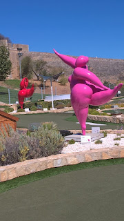 Pro Putting Garden minigolf in Lagos, Portugal. Photo by Ruth Lutt, 2017