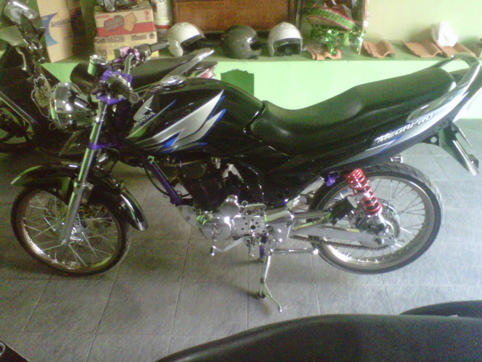 Modifikasi Motor Honda Mega Pro 2007 Kumpulan Modifikasi Motor