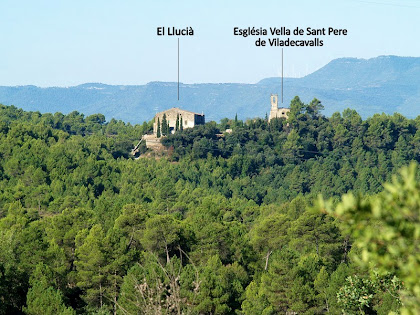 Panoràmica de l'antic poble de Sant Pere de Viladecavalls