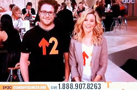 Elizabeth Banks and Seth Rogan and UPenn and cancer