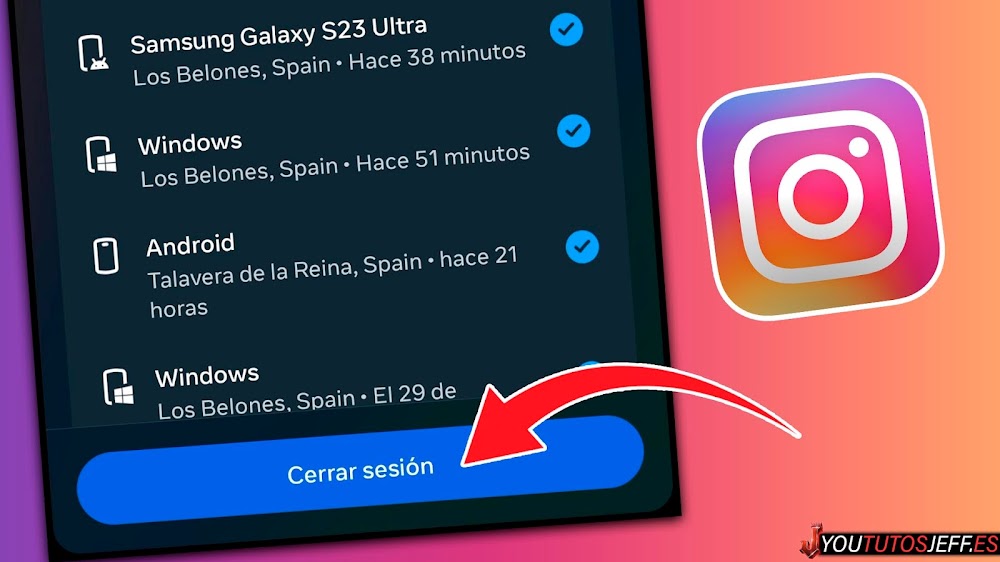 Como CERRAR SESION de INSTAGRAM en Todos los Dispositivos 🟣