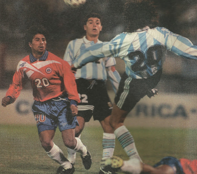 Argentina y Chile en Copa América 1997, 14 de junio