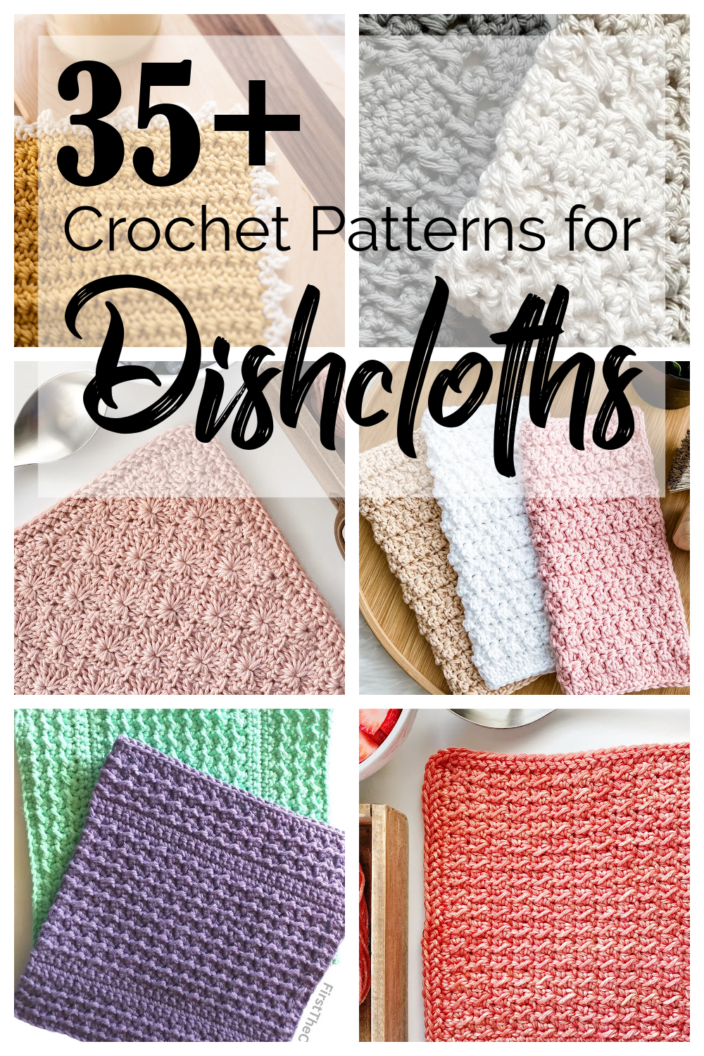 Country Dish Rags Crochet Pattern - Crochet Dreamz