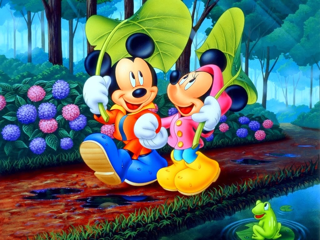 WALLPAPER KARTUN MICKEY DAN MINNIE Gambar Kartun Lucu Dan