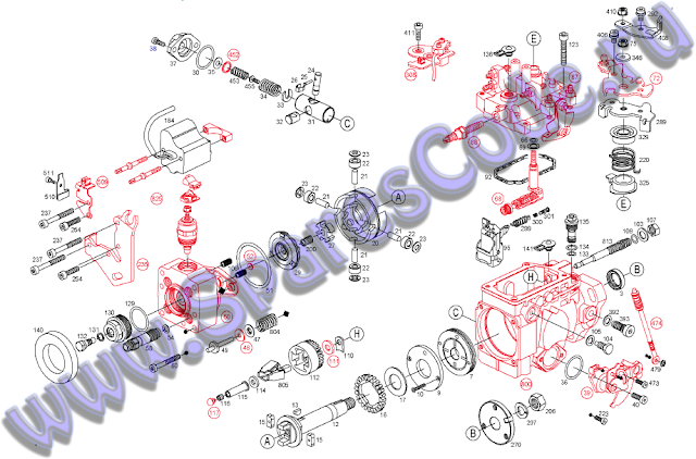 0 460 494 417, 0460494417, Distributor injection pump, VE4/9F2100R471-3