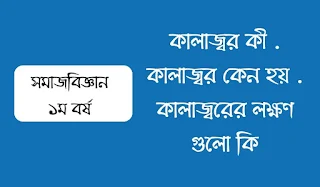 কালাজ্বর কী  কালাজ্বর কেন হয়  কালাজ্বরের লক্ষণ গুলো কি