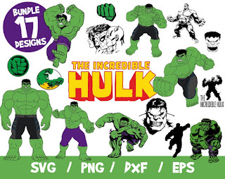 Hulk Vectors, Hulk Svg, Marvel Cricut, Hulk Cutting, Hulk Bundle, Vinyl, Png, Clipart, The Incredible Spiderman, Superhero, Avengers