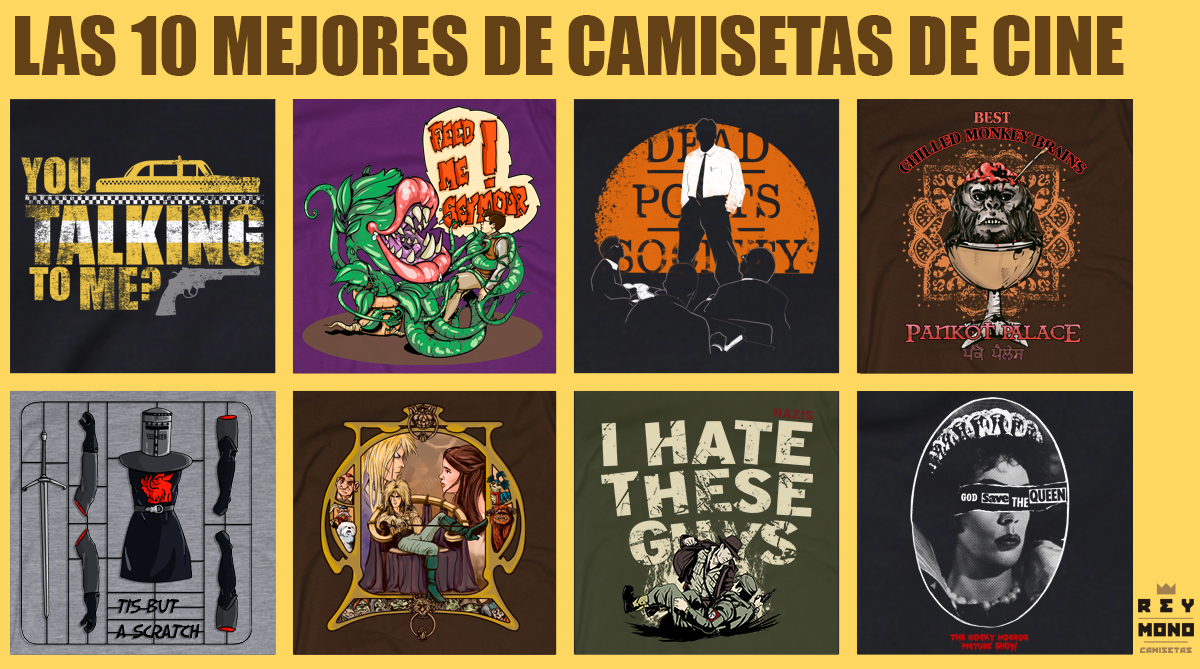 Las 10 mejores camisetas de cine de Rey Mono Camisetas