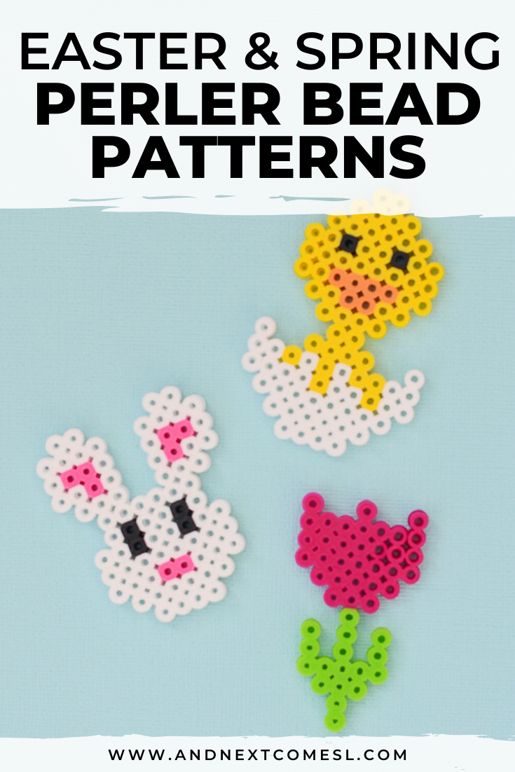 Spring and Easter perler bead patterns