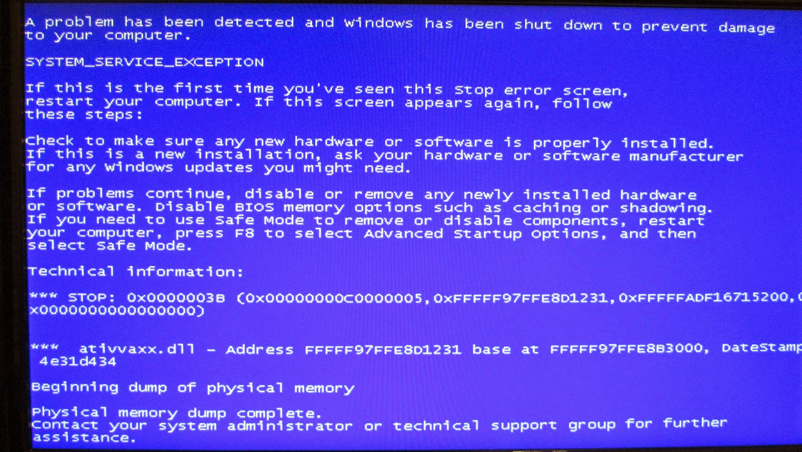 Cara Memperbaiki Blue Screen Pada Komputer - Simak Gambar 