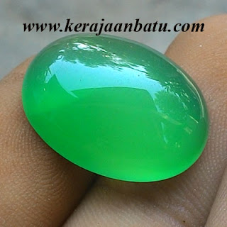 NATURAL CHRYSOPRASE CHALCEDONY IJO MUDA KODE KB181