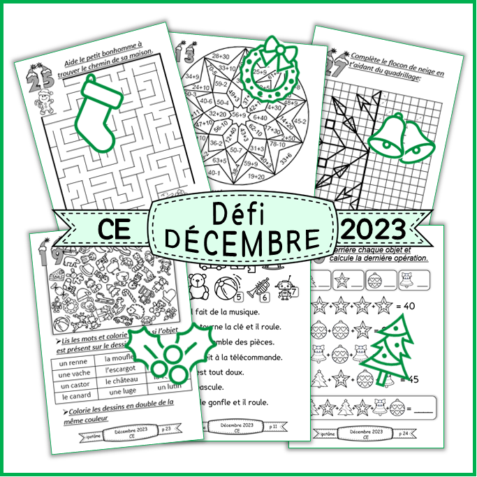 Calendrier de l'Avent 2021 (version pdf)