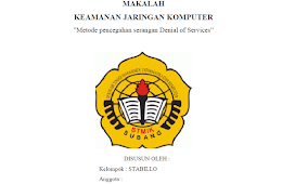 Makalah Keamanan Jaringan "Metode Pencegahan Serangan Denial of Services - STMIK Subang"