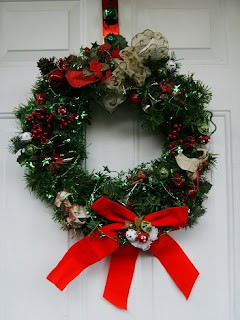 Christmas Wreath Refab