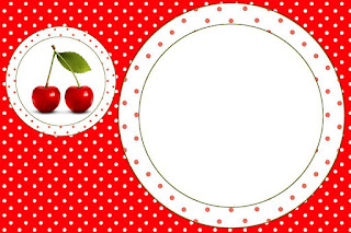 Cherries: Free Printable Invitations.