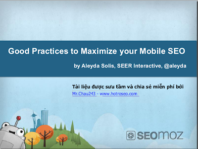 Tài liệu SEO Mobile của SEOMoz