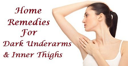 Home Remedies to cure Dark underarms and dark inner thighs | letmeget 