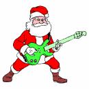 Santa with Guitar