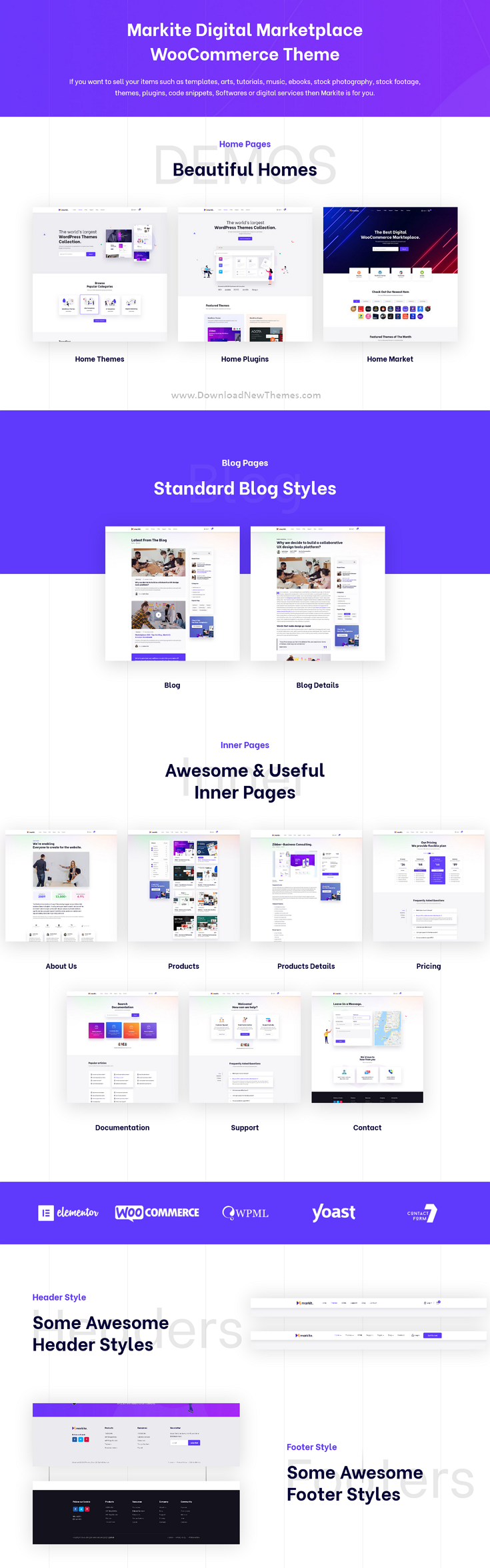 Markite - Digital Marketplace WordPress Theme