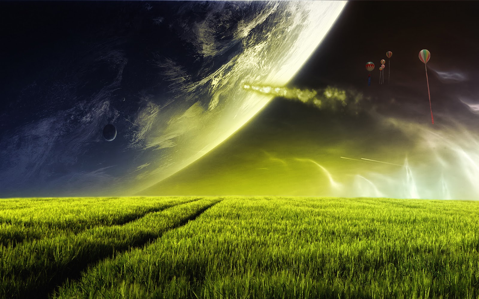 Alien Landscape Wallpaper