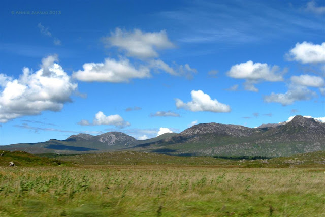 mountains, green landscape, Roundstone © Annie Japaud Photography