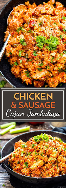 Sausage & Chicken Cajun Jambalaya Easy Recipes