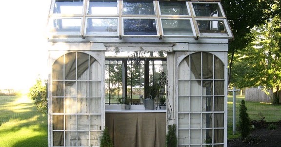 Dishfunctional Designs: Greenhouses Made With Salvaged Windows