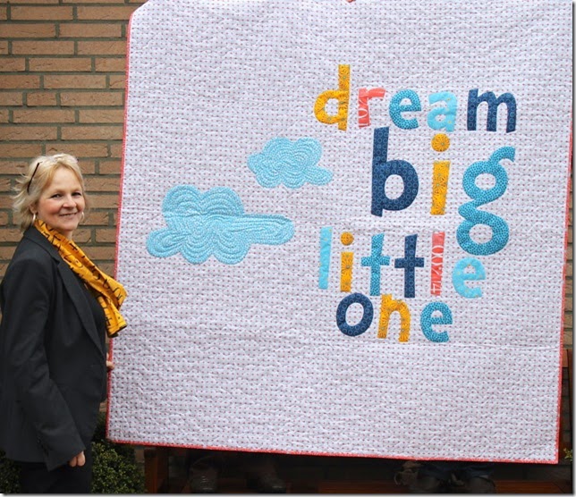 Dream BIG modern baby quilt pattern ZEN CHIC