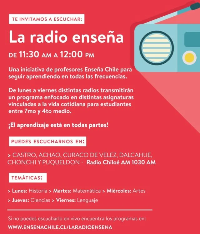 Salmoneros se suman a cruzada por la educación rural a través de la radio