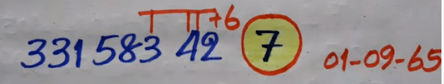 1/09/2022 3UP VIP Down Set Thailand Lottery -Thailand Lottery 100% sure number 1/09/2022